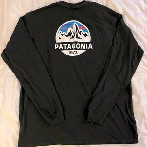 Long Sleeve Patagonia Logo Tee